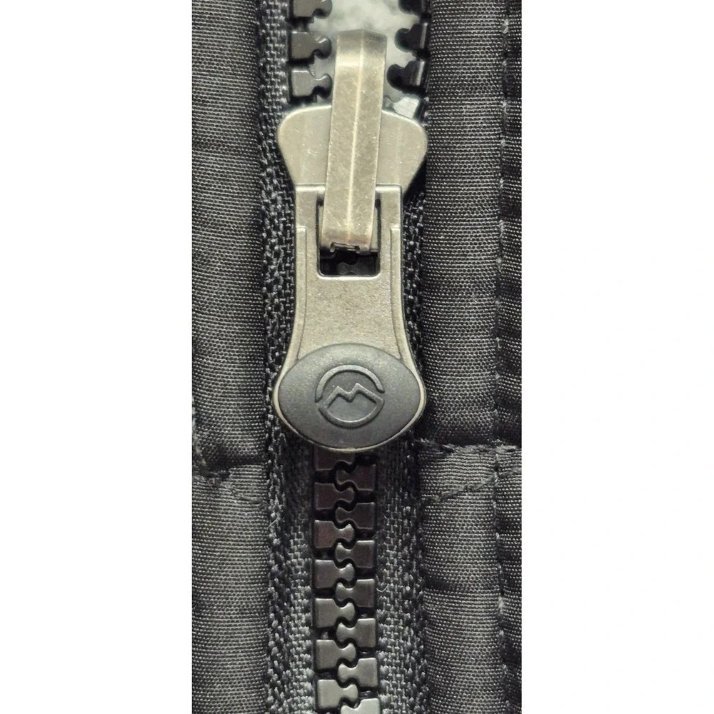 Magellan Outdoor‎ women's black/gray reversable vest LG fleece sides full zip